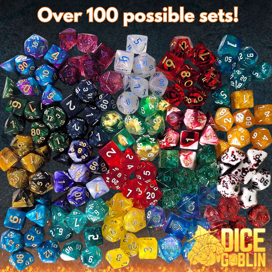 Plastic Mystery Dice Pack