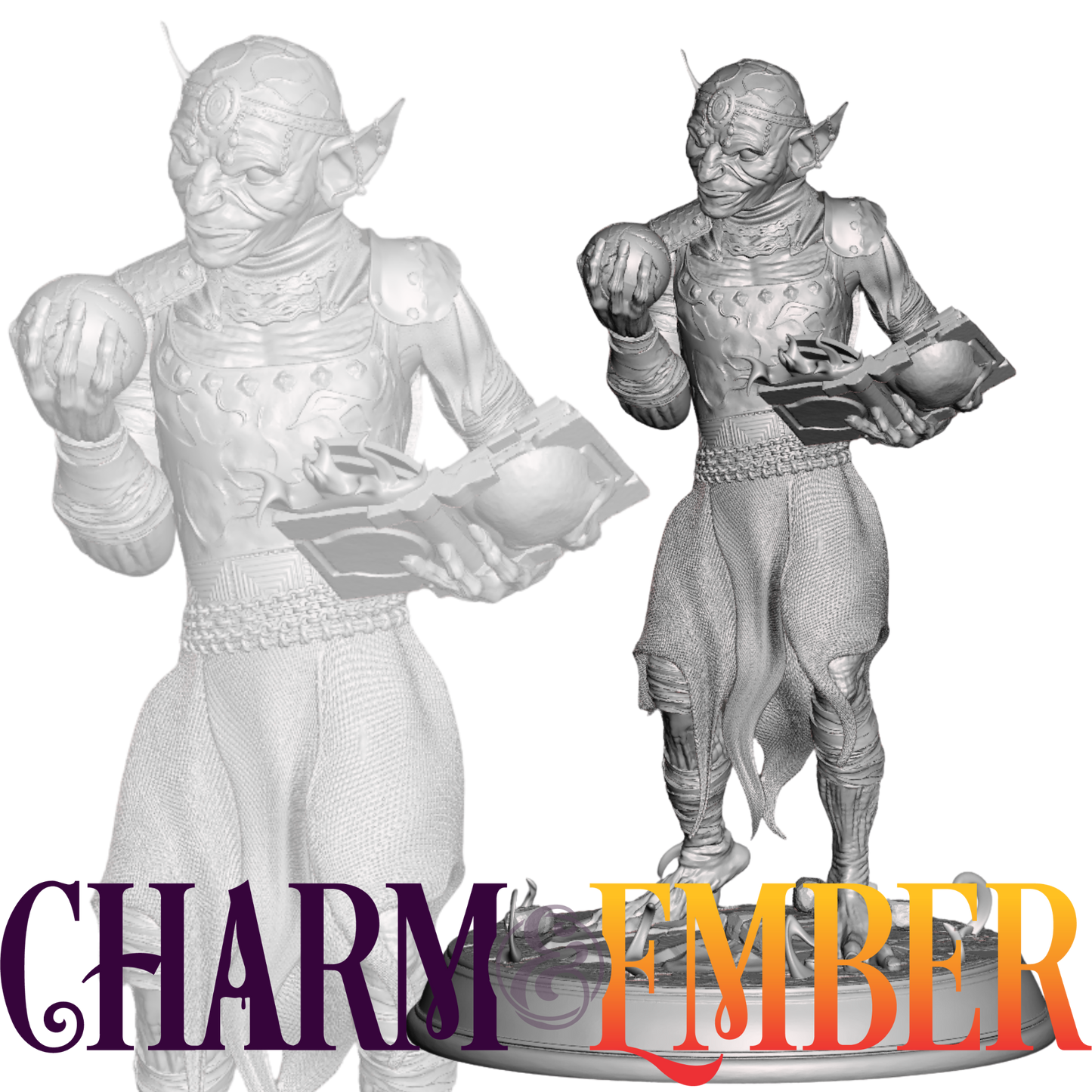 Goblin wizard about to cast something questionable — definitely not a fireball… probably