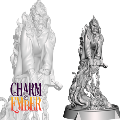 Once a traitor, now a cursed soul bound in chains for eternity—he whispers secrets to those who dare listen