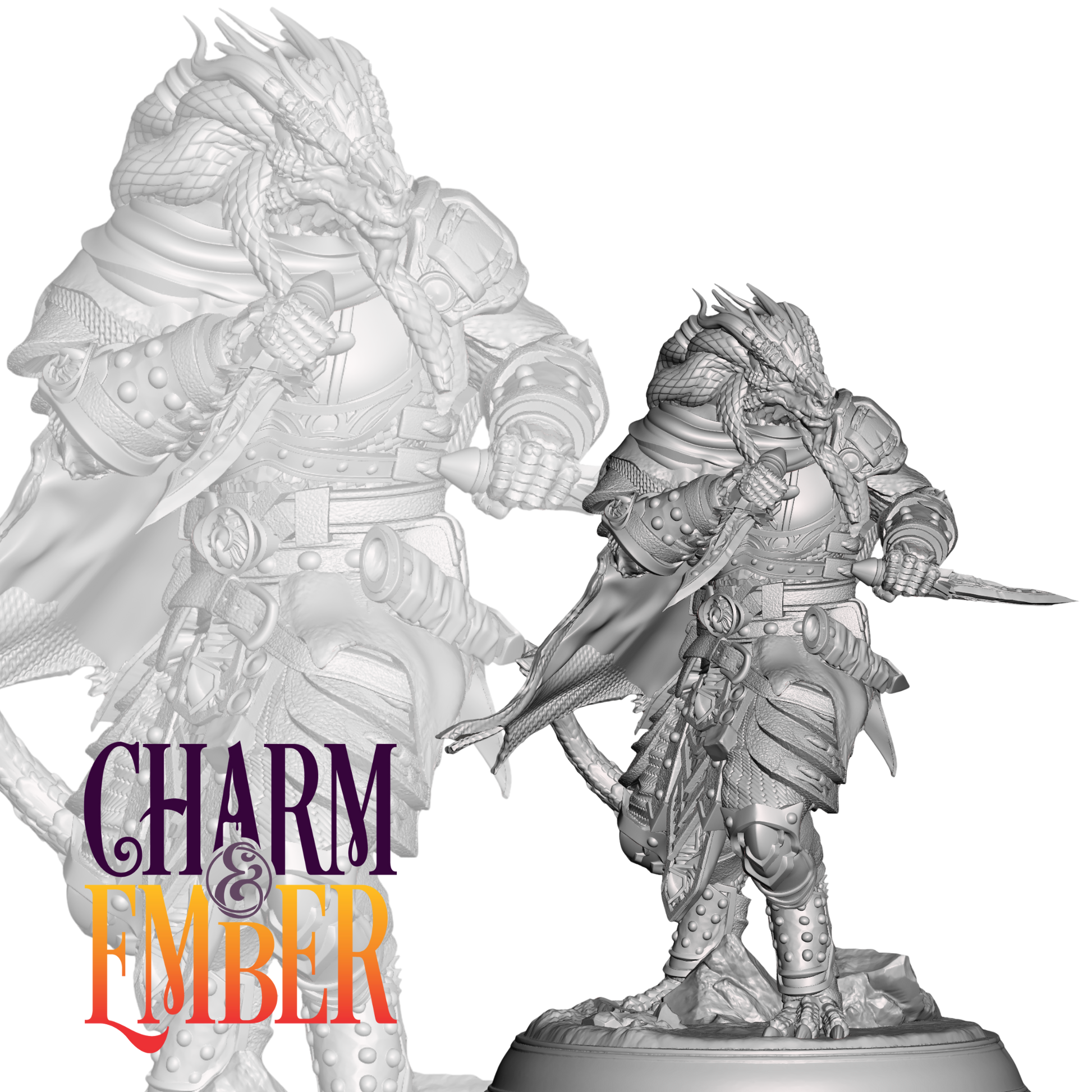Cloaked in shadows and scaled in menace, this dragonborn strikes before you even hear the hiss