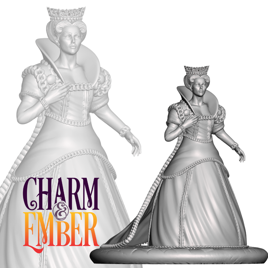 Noblewoman mini ideal for royal courts or political intrigue settings