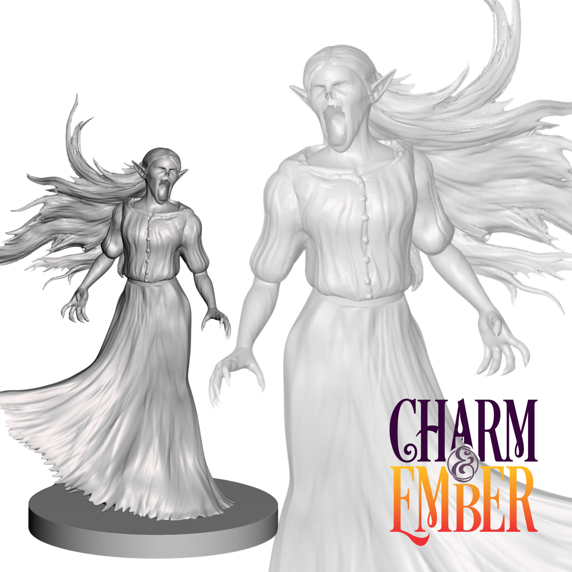 The wind howls. The banshee howls. The rogue fails a wisdom save and howls too. Tragic.