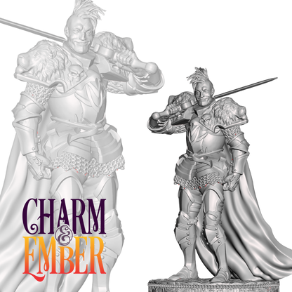 He once pledged loyalty to the crown—now he smiles while swinging that greatsword for coin and chaos