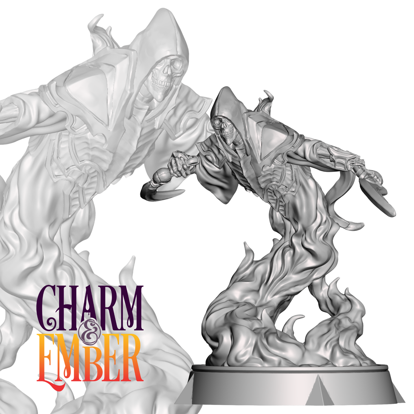 This ghostly assassin is the last thing you'll see before the cold sets in—silent, swift, and already behind you