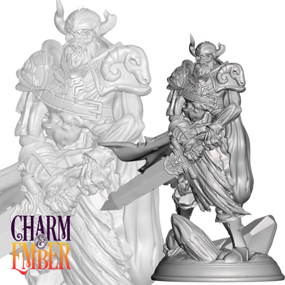 Once a champion of men, now a cursed revenant bound to serve the dark will of his fallen empire