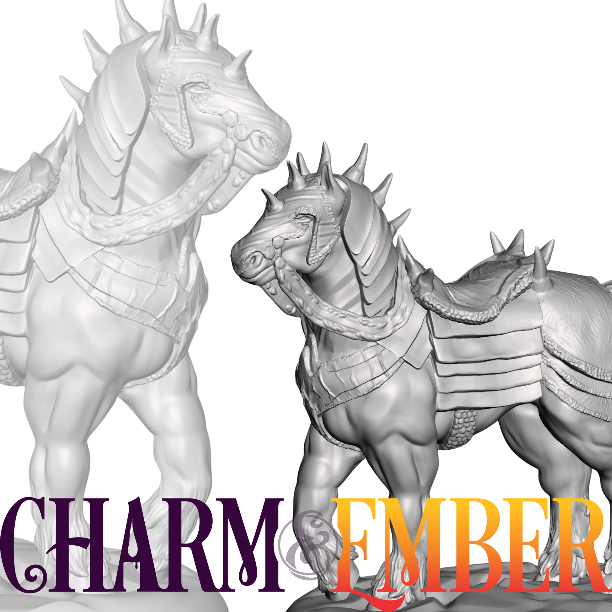 You hear it before you see it — a warhorse, clad in steel and bad intentions. Good luck.