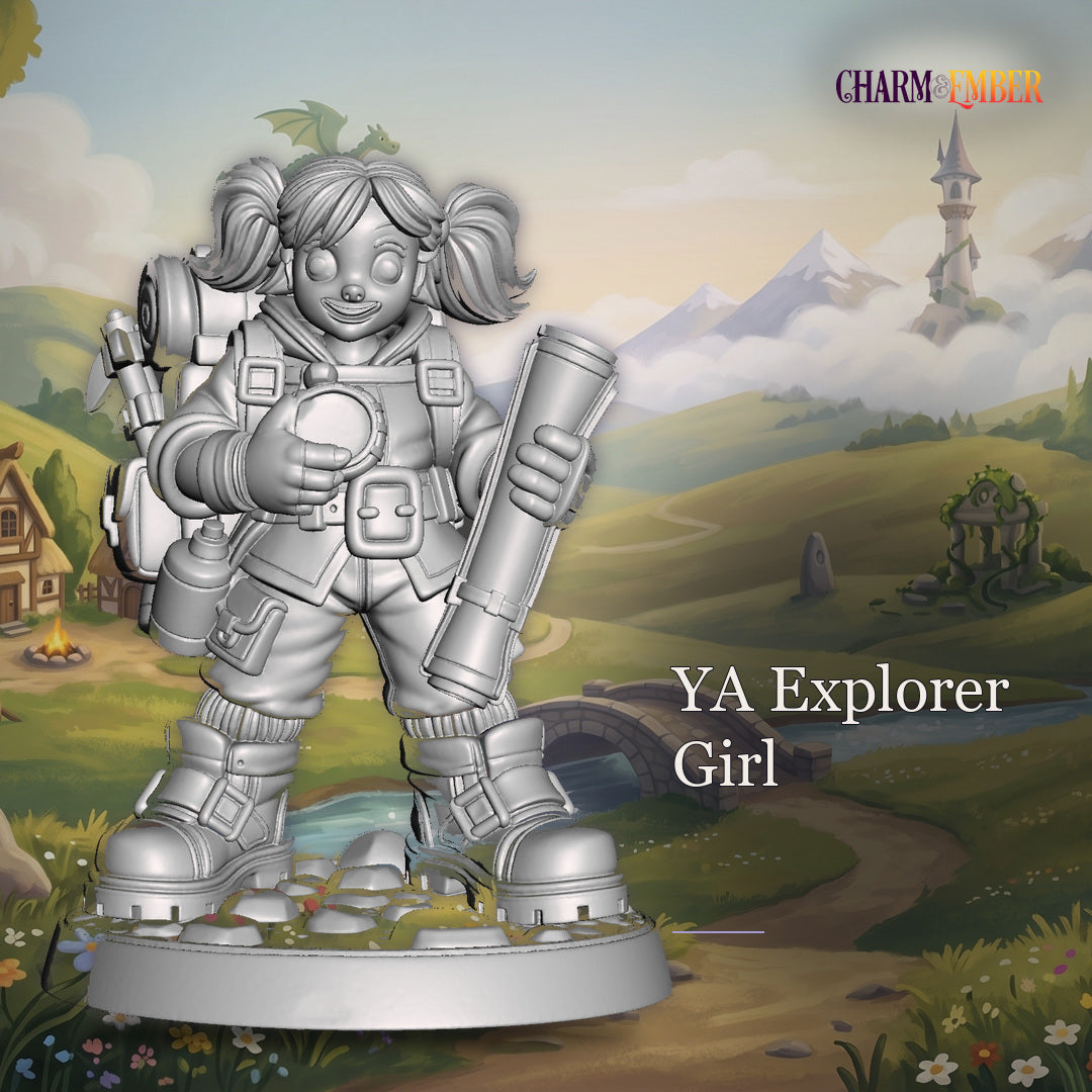 Young Adventurers Hero Pack 3 STL Files | Charm & Ember