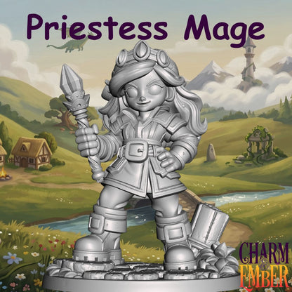 Elf princess holding a jeweled staff from the Young Adventurers Hero Pack 1
